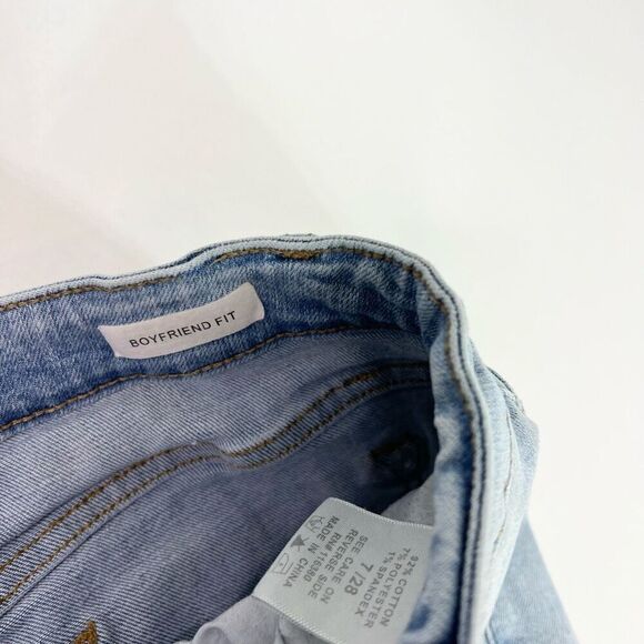 Judy Blue Jeans Womens 28 Light Wash Boyfriend Fit Distressed Pants Denim - Picture 6 of 12